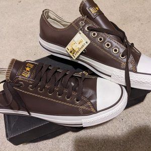 Converse All-Star Chuck Taylors Brown Leather 8.5